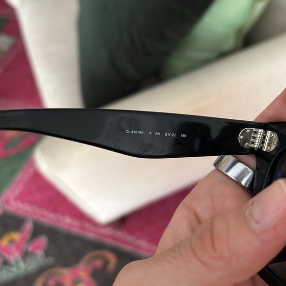 Celine 51 MM Oversized Square Sunglasses - Picture 4 of 4